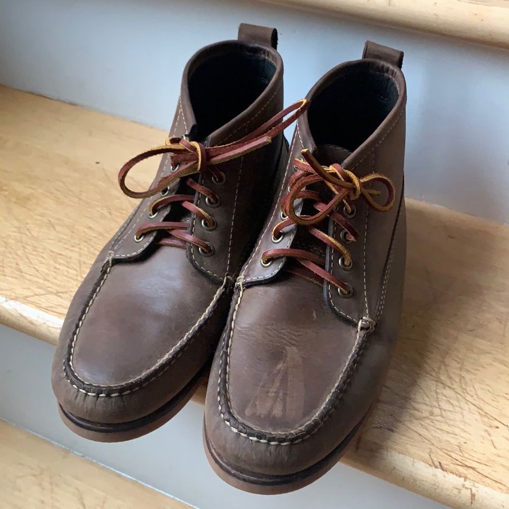 L.L. Bean Brown leather Ranger dress shoe/boot